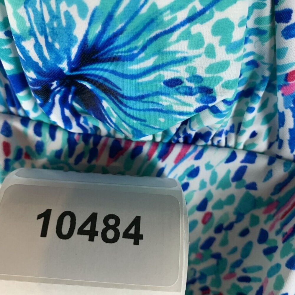 Swim Solutions Triple Tier Tankini Top Women's 8 Multicolor Floral Reef Summer - Picture 5 of 5